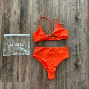 Mikoh High waisted bikini set!